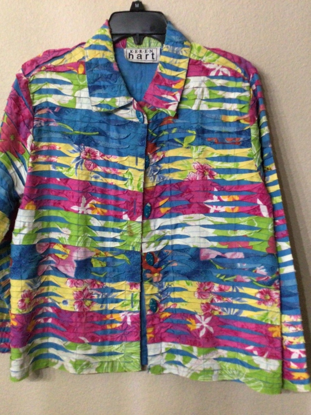 Keren Hart 100% Cotton light weight jacket. Size M excellent shape.